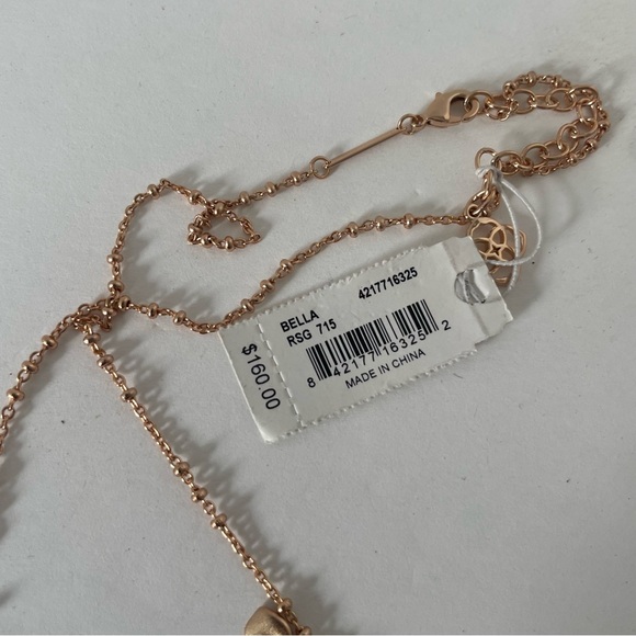 NWT KENDRA SCOTT long Bella necklace in Rose gold - Picture 5 of 7